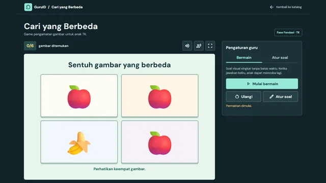 Cuplikan Cari yang Berbeda · TK