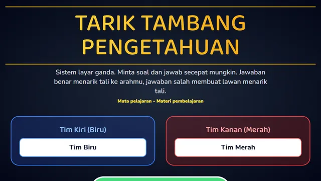 Cuplikan Tarik Tambang Pengetahuan